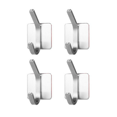 4pcs set Hooks Set of 4 Towel Clothes Hooks SelfAdhesive Bath Hooks Spacesaving Wallmounted Sticky Hooks High Quality SS Hooks
4pcs set Hooks Set of 4 Towel Clothes Hooks SelfAdhesive Bath Hooks Spacesaving Wallmounted Sticky Hooks High Quality SS Hooks