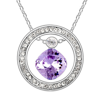 Hot Fashion Circle Pendant Necklace Crystal from Swa Elements Fashion Jewelry Chain for Women Accessories White Gold Plated 10102
Hot Fashion Circle Pendant Necklace Crystal from Swa Elements Fashion Jewelry Chain for Women Accessories White Gold Plated 10102