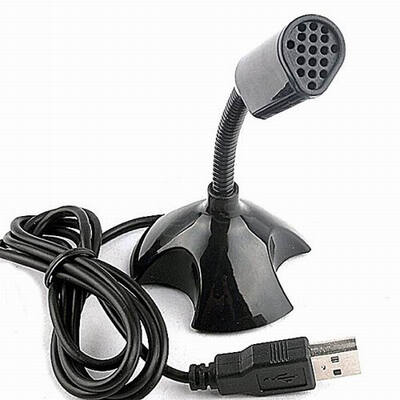 Huayuan Plug&Play Home Studio Adjustable USB Desktop Microphone Compatible w PC&Mac Black
Huayuan Plug&Play Home Studio Adjustable USB Desktop Microphone Compatible w PC&Mac Black