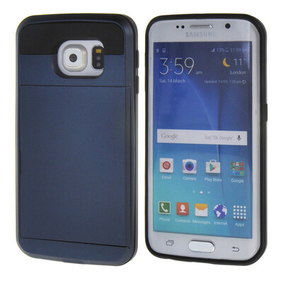 MOONCASE Case for Samsung Galaxy S6 Edge Soft Silicone Gel TPU Skin With Card Holder Protective Case Cover Sapphire
MOONCASE Case for Samsung Galaxy S6 Edge Soft Silicone Gel TPU Skin With Card Holder Protective Case Cover Sapphire