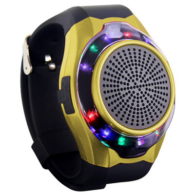 With LED Bluetooth Music Speakers Without Display Screen Alarm Clock Hands-free Selfie Photo Multi-function TF Card Sport Watch