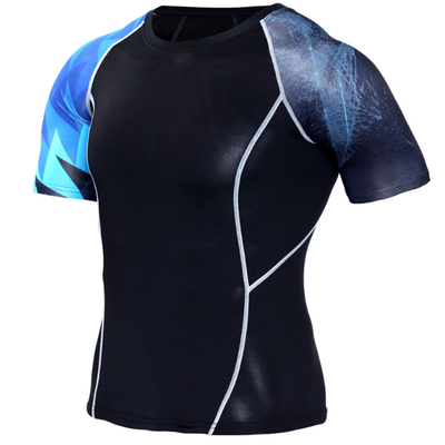 New Compression Shirt Splicing Sleeve Fitness Men Wolf Skull Anime 3D T Shirt MMA Short Sleeve Crossfit Bodybuilding Tee Shirt
New Compression Shirt Splicing Sleeve Fitness Men Wolf Skull Anime 3D T Shirt MMA Short Sleeve Crossfit Bodybuilding Tee Shirt