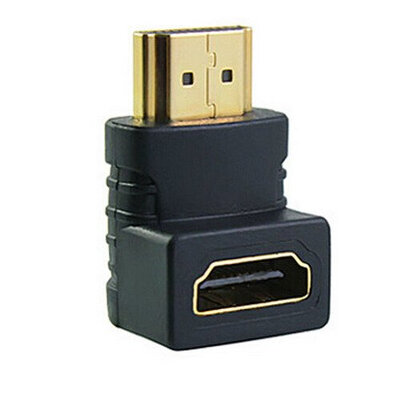 Huayuan HDMI Male To HDMI Female Cable Adaptor Converter Extender 90 Degree Angle For 1080P HDTV
Huayuan HDMI Male To HDMI Female Cable Adaptor Converter Extender 90 Degree Angle For 1080P HDTV