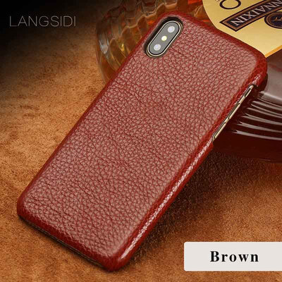 Genuine Leather Phone Case For iPhone X Case Litchi Texture Back Cover For 6 6S 7 8 Plus Case
Genuine Leather Phone Case For iPhone X Case Litchi Texture Back Cover For 6 6S 7 8 Plus Case