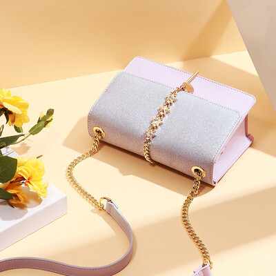 New Zealand NUCELLE bag female bag Korean version of the wild chic slung chain single shoulder fairy bag girl small bag tide 323 light purple
New Zealand NUCELLE bag female bag Korean version of the wild chic slung chain single shoulder fairy bag girl small bag tide 323 light purple