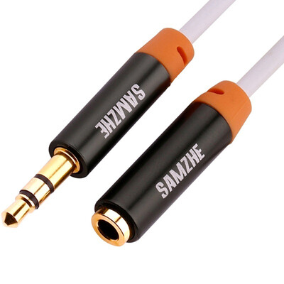 Shanze SAMZHE YPB-8410 35mm advanced stereo phone car AUX audio line headphone extension cord copper wire core gold-plated version of the public on the mother of white 1 m
Shanze SAMZHE YPB-8410 35mm advanced stereo phone car AUX audio line headphone extension cord copper wire core gold-plated version of the public on the mother of white 1 m