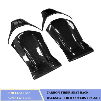 Carbon Fiber Seat Back Backseat Trim Covers 4 PCSet Fit For BENZ CLA45 A45 W205 C63
Carbon Fiber Seat Back Backseat Trim Covers 4 PCSet Fit For BENZ CLA45 A45 W205 C63