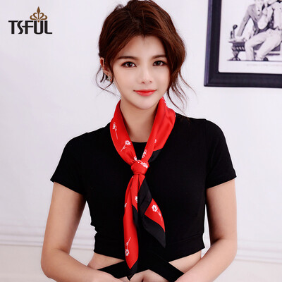 Tsful Spring&Autumn Scarf Women 2018 Spring&Summer Wild Decoration Small Scarf Korean Small Square Scarf TS110WJC Red
Tsful Spring&Autumn Scarf Women 2018 Spring&Summer Wild Decoration Small Scarf Korean Small Square Scarf TS110WJC Red