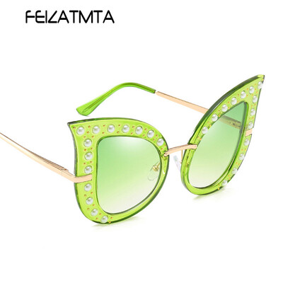 FEIZATMTA Cat Eye Солнцезащитные очки Женские Роскошные Большие Рамки Солнцезащитные Очки Мода Жемчужные Заклепки Декоративные Очки Женские Окулусы UV400
FEIZATMTA Cat Eye Солнцезащитные очки Женские Роскошные Большие Рамки Солнцезащитные Очки Мода Жемчужные Заклепки Декоративные Очки Женские Окулусы UV400