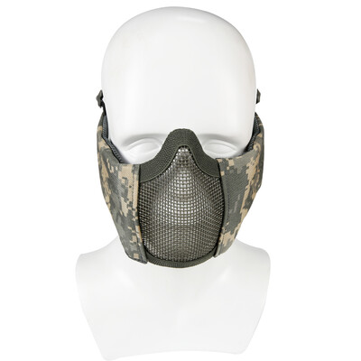 Tactifans Tactical Foldable Mesh Mask With Ear Protection for Airsoft Paintball Adjustable Elastic Belt Strap Hunting Helmet
Tactifans Tactical Foldable Mesh Mask With Ear Protection for Airsoft Paintball Adjustable Elastic Belt Strap Hunting Helmet