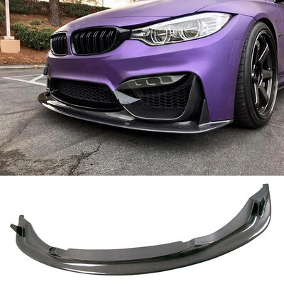 E Style Carbon fiber Front Lip Spoiler Fit For BMW F8X M3 M4