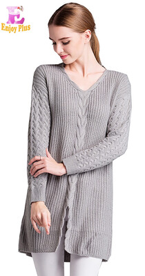 XXL 3XL 4XL 5XL plus size cotton casual fall winter 2018 long gray maroon women sweaters long sleeve plus size solid v neck
XXL 3XL 4XL 5XL plus size cotton casual fall winter 2018 long gray maroon women sweaters long sleeve plus size solid v neck