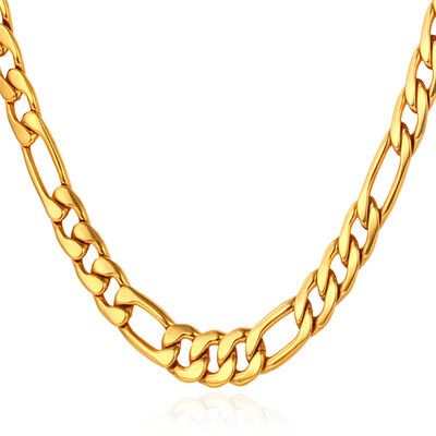 Trendy New Necklaces Quality Never Fade 316L Stainless Steel Figaro Chains Necklaces & Pendants Women Men Jewelry
Trendy New Necklaces Quality Never Fade 316L Stainless Steel Figaro Chains Necklaces & Pendants Women Men Jewelry
