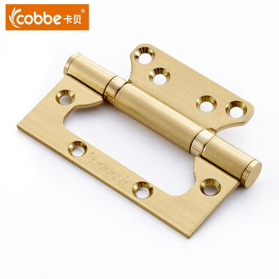 Kabe Cobbe stainless steel hinge indoor door thickening mother hinge gold single piece
Kabe Cobbe stainless steel hinge indoor door thickening mother hinge gold single piece