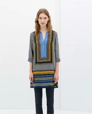 Fashion Vintage Style Geometric Pattern V Neck Dress Half Sleeve Slim Casual Party Evening Dress
Fashion Vintage Style Geometric Pattern V Neck Dress Half Sleeve Slim Casual Party Evening Dress
