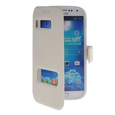 MOONCASE View Window Leather Side Flip Pouch Stand Shell Back ЧЕХОЛ ДЛЯ Samsung Galaxy S4 I9500 White 
MOONCASE View Window Leather Side Flip Pouch Stand Shell Back ЧЕХОЛ ДЛЯ Samsung Galaxy S4 I9500 White