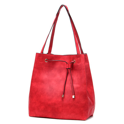 High quality solid women PU leather handbags casual shoulder tote bag for ladies large bag famous brand bolsas feminina
High quality solid women PU leather handbags casual shoulder tote bag for ladies large bag famous brand bolsas feminina
