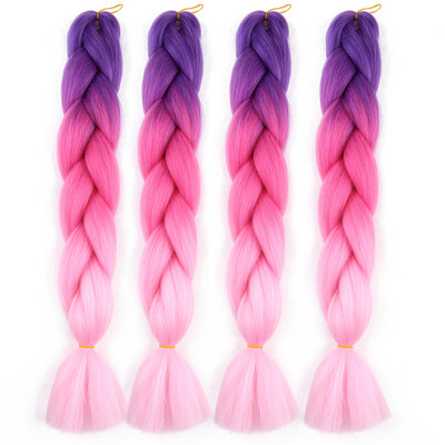 63 Colors 4 piecelot Synthetic 2T3T4T High Temperature Fiber Ombre Braiding Hair 24 inch Jumbo Braids Hair Extensions
63 Colors 4 piecelot Synthetic 2T3T4T High Temperature Fiber Ombre Braiding Hair 24 inch Jumbo Braids Hair Extensions