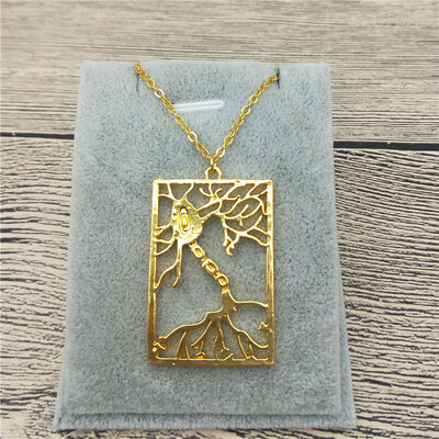 New Trendy Neuron Necklace in Rectangle Multipolar Neuron Biology Gift Psychology Jewellery Science Jewellery
New Trendy Neuron Necklace in Rectangle Multipolar Neuron Biology Gift Psychology Jewellery Science Jewellery