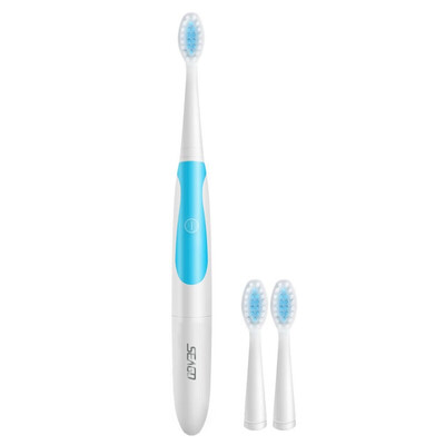 Portable Waterpoof Slim Electric Tooth Brush Battery Operated Electric Sonic Toothbrush 3 Brush Heads for Adult Oral Care
Portable Waterpoof Slim Electric Tooth Brush Battery Operated Electric Sonic Toothbrush 3 Brush Heads for Adult Oral Care