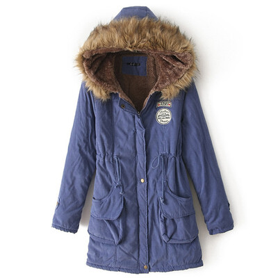 Thick cotton-padded JacketWinter new arrival fur collar hooded coat womens cotton-padded coat large size
Thick cotton-padded JacketWinter new arrival fur collar hooded coat womens cotton-padded coat large size