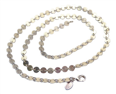 Idealway New Fashion Women Silver Small Sequins Thin Long Chain Necklace for Sweater Accessories Jewelry
Idealway New Fashion Women Silver Small Sequins Thin Long Chain Necklace for Sweater Accessories Jewelry