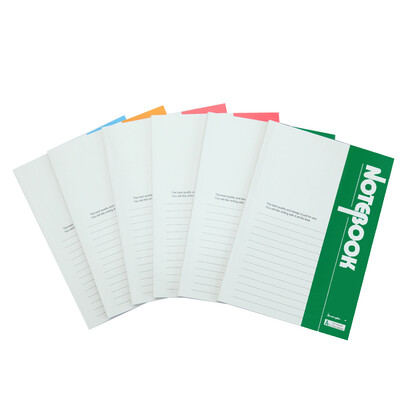 GuangBo GBR0793 A5 Soft Cover Notebook of 100 Pages Pack of 6 Notebooks Random Color
GuangBo GBR0793 A5 Soft Cover Notebook of 100 Pages Pack of 6 Notebooks Random Color