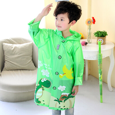 Kendo children raincoat with book bag primary school students poncho children cartoon raincoat R1 green dinosaur code
Kendo children raincoat with book bag primary school students poncho children cartoon raincoat R1 green dinosaur code