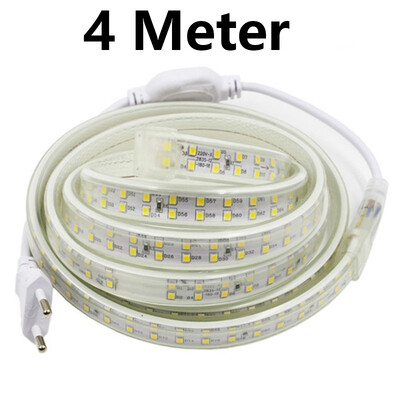 AC 220V double row led light Led Strip 2835 180LedsM IP67 Waterproof With EU Power Adapter Flexible LED Tape Ribbon 1M 2M 3M 5M
AC 220V double row led light Led Strip 2835 180LedsM IP67 Waterproof With EU Power Adapter Flexible LED Tape Ribbon 1M 2M 3M 5M