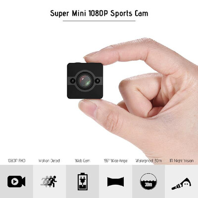 SQ12 1080P HD Mini Sports DV Camcorder Action Camera with Night Vision Motion Detection 155° Wide Angle Lens 30m Waterproof
SQ12 1080P HD Mini Sports DV Camcorder Action Camera with Night Vision Motion Detection 155° Wide Angle Lens 30m Waterproof
