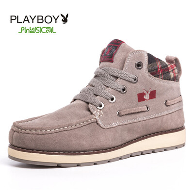 PLAYBOY brand England style,Fashionable,Middle-top boots,Lacing,Work,Thermal,High-top,Snow boots,Men's shoes
PLAYBOY brand England style,Fashionable,Middle-top boots,Lacing,Work,Thermal,High-top,Snow boots,Men's shoes