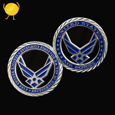 US Air force commemorative challenge coin high quality silver plated coins collection gifts
US Air force commemorative challenge coin high quality silver plated coins collection gifts