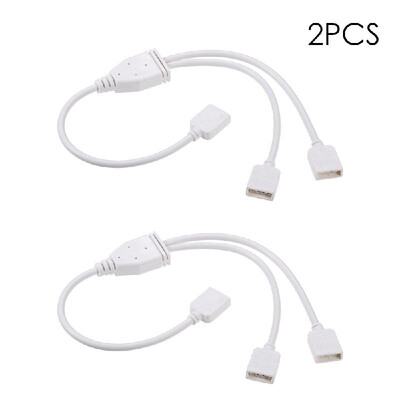 4 Pins RGB 1 To 2 Ports Female To Female Splitter Connector Connection Cable for LED Strip 2 Pack
4 Pins RGB 1 To 2 Ports Female To Female Splitter Connector Connection Cable for LED Strip 2 Pack