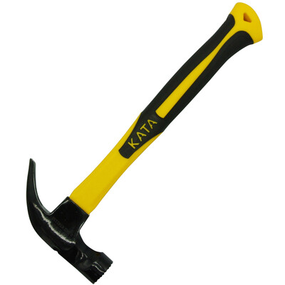 KATA Fiber Handle Claw Hammer with Magnet Suction Slot Oil Resistance Non-slip Hammer Knocking Skull 05kg KT41150
KATA Fiber Handle Claw Hammer with Magnet Suction Slot Oil Resistance Non-slip Hammer Knocking Skull 05kg KT41150
