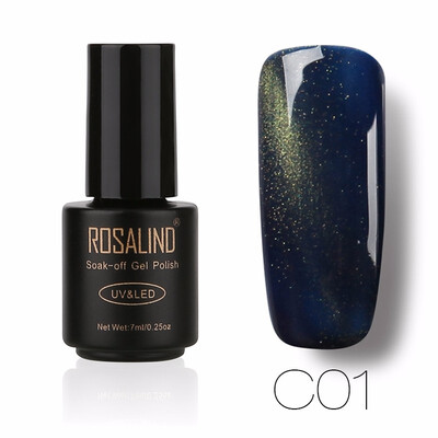 ROSALIND Gel 1S 7ML Black Bottle 3D Cat Eyes Magnet Nail Gel Polish Effect C01-30 UV LED With Powder Glitter Nail Art
ROSALIND Gel 1S 7ML Black Bottle 3D Cat Eyes Magnet Nail Gel Polish Effect C01-30 UV LED With Powder Glitter Nail Art