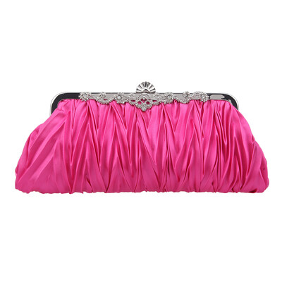 Fawziya Satin Pleated Clutch Purses For Women Evening Clutches For Wedding And Party 
Fawziya Satin Pleated Clutch Purses For Women Evening Clutches For Wedding And Party
