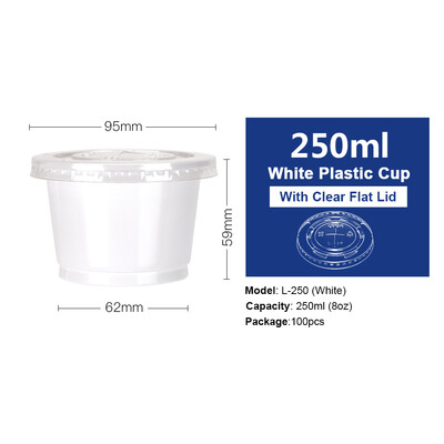 OTOR Ice Cream Bowl Disposable Plastic Cup with Lid Take Away Food Container for Dessert Fast food Bento Soup 300250ml 100pcs
OTOR Ice Cream Bowl Disposable Plastic Cup with Lid Take Away Food Container for Dessert Fast food Bento Soup 300250ml 100pcs