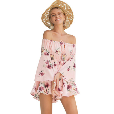 BURDULLY 2018 Summer Rompers Womens Jumpsuit Shorts Pink Floral Printed Playsuits Sexy Beach Off Shoulder Bodysuit Overalls
BURDULLY 2018 Summer Rompers Womens Jumpsuit Shorts Pink Floral Printed Playsuits Sexy Beach Off Shoulder Bodysuit Overalls