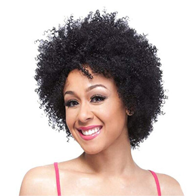 QianBaiHui Natural Wild-curl up Afro Kinky Curly Wig Synthetic Short Black Wigs for African Women Femal Hair
QianBaiHui Natural Wild-curl up Afro Kinky Curly Wig Synthetic Short Black Wigs for African Women Femal Hair