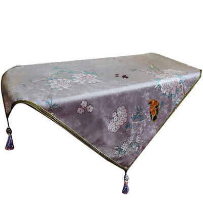 Thick Tablecloth Handmade Chinese bird flower Wedding Table Cloth Hot Silver Embroidery Room Sofa Home Hotel Bedding Decoration
Thick Tablecloth Handmade Chinese bird flower Wedding Table Cloth Hot Silver Embroidery Room Sofa Home Hotel Bedding Decoration
