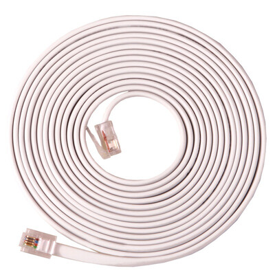 Shanze SAMZHE DH-4025L 4-core multi-strand 6P4C pure copper telephone line voice jumper machine extension cable connecting line finished telephone line with crystal head 25 meters
Shanze SAMZHE DH-4025L 4-core multi-strand 6P4C pure copper telephone line voice jumper machine extension cable connecting line finished telephone line with crystal head 25 meters