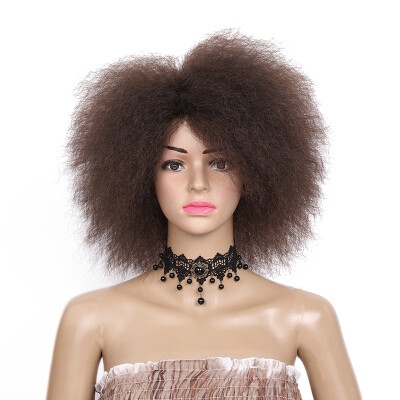 Synthetic Wig Short Wigs Afro Kinky Straight Black Hair For African American Women High Temperature Fiber
Synthetic Wig Short Wigs Afro Kinky Straight Black Hair For African American Women High Temperature Fiber