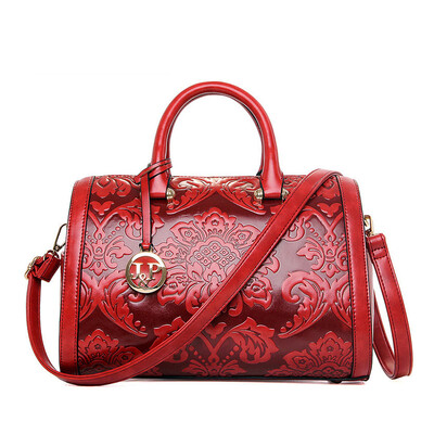2016 New fashion women leather handbags bride shoulder tote bag high quality zipper female bag embossed Boston bag
2016 New fashion women leather handbags bride shoulder tote bag high quality zipper female bag embossed Boston bag