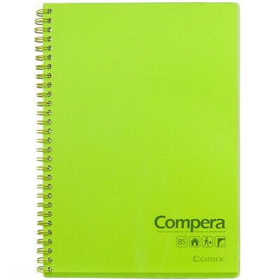 COMIX) CPA5801 Compera double helix PP side of this / notepad A5 page 80 through green
COMIX) CPA5801 Compera double helix PP side of this / notepad A5 page 80 through green