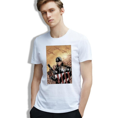 T-shirt Men Avengers Ww2 Civil War Superhero Comics Captain America Man Tees Printed 100 Cotton Fashion O-neck Tees
T-shirt Men Avengers Ww2 Civil War Superhero Comics Captain America Man Tees Printed 100 Cotton Fashion O-neck Tees