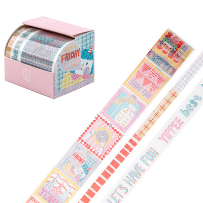 Kinbor 3 roll PDA&paper tape 71330mm3m hand book sticker DIY decorative tape black&white picture DTB64256
Kinbor 3 roll PDA&paper tape 71330mm3m hand book sticker DIY decorative tape black&white picture DTB64256
