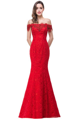 Lace Mermaid Long Evening Prom Party Dresses Formal Pageant Bridesmaid Gown Elegant Off Shoulder
Lace Mermaid Long Evening Prom Party Dresses Formal Pageant Bridesmaid Gown Elegant Off Shoulder