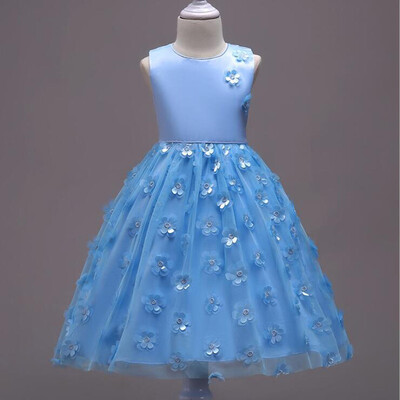 New Girl Childrens Lace three-dimensional petal dress child Princess Dress Wedding Christmas Party Dress
New Girl Childrens Lace three-dimensional petal dress child Princess Dress Wedding Christmas Party Dress