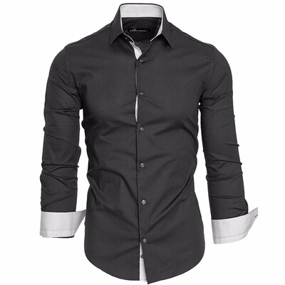 Men Fashion Long Sleeve Shirts Cotton Business Turn-down Collar Shirts Plus Size XS-4XL
Men Fashion Long Sleeve Shirts Cotton Business Turn-down Collar Shirts Plus Size XS-4XL