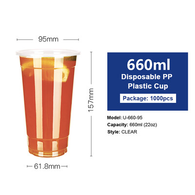 Free Shipping 12oz-22oz Clear Plastic PP Cups with Dome & Flat Lids for Juice Tea Iced Coffee Bubble Boba Smoothie 1000pcs
Free Shipping 12oz-22oz Clear Plastic PP Cups with Dome & Flat Lids for Juice Tea Iced Coffee Bubble Boba Smoothie 1000pcs